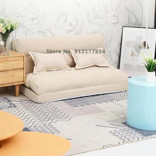 Lazy sofa tatami bedroom small apartment cute girl single double foldable sofa bed balcony lying