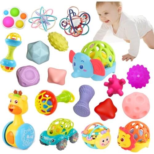 Textured Hands Touch Ball Baby Sensory Toys Soft Massage Sensory Balls Baby Tactile Development Baby Toys 0 12 Months