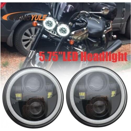 2pcs Headlamp 5.75 inch LED Headlights for Triumph Rocket iii 3 & Speed Triple & Street Triple 5 3/4" Headlamp For Iron 883 Dyna