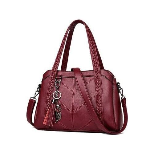 Autumn Winter 2020 New Fashion Tassel Versatile Handbag European and American Fashion One Shoulder Straddle Womens Bag