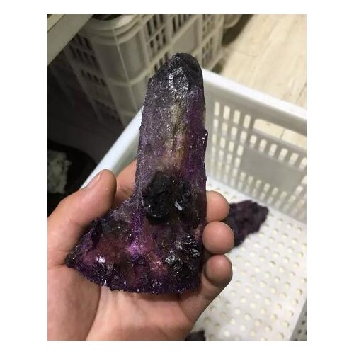 New natural purple crystal specimen, crystal cluster purple crystal for household decoration