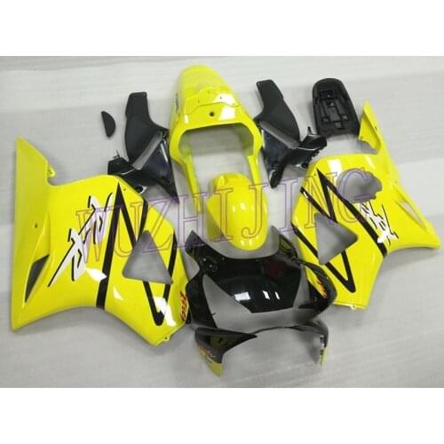 Plastic Fairings CBR954RR 2003 Abs Fairing CBR 954 RR 03 Yellow Black Abs Fairing CBR954RR 2002 - 2003