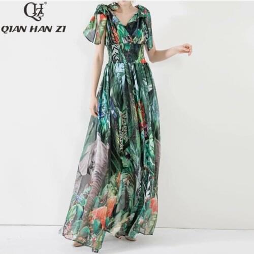 Qian Han Zi Plus Size Summer Dresses