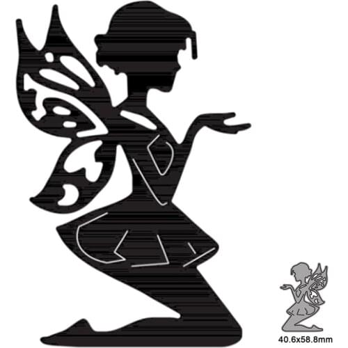 EIf Girl Frame Metal Cutting Dies DIY Cut Craft Dies Scrapbooking for DIY Alubm Photo Card Making Cuts Decorations New