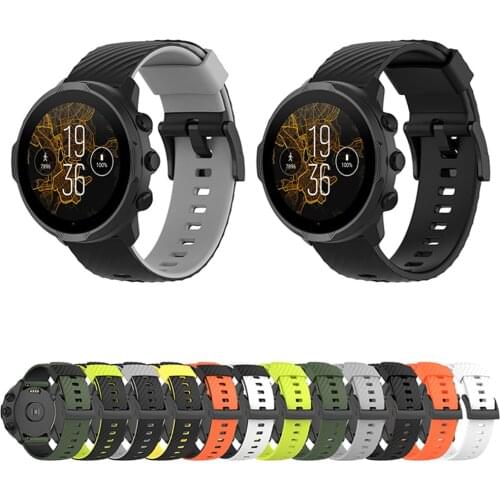 Durable 24MM Watch Strap Replacement Soft Watch Band Wrist Bracelet for Suunto 7/9/Spartan Sport Watch Accessories