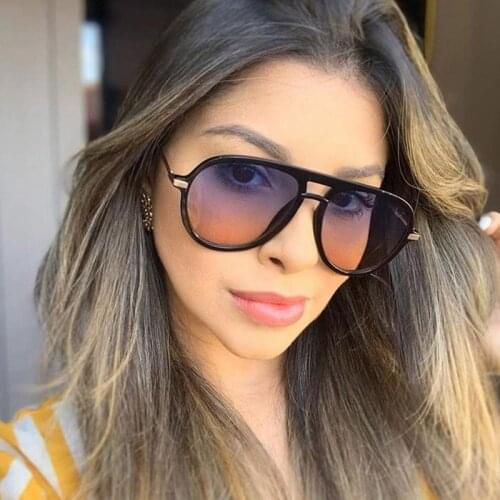 Luxury Square Sunglasses Woman Oversized Female Glasses Gradient Fashion Brand Men Goggless ladies Retro Vintage glasses