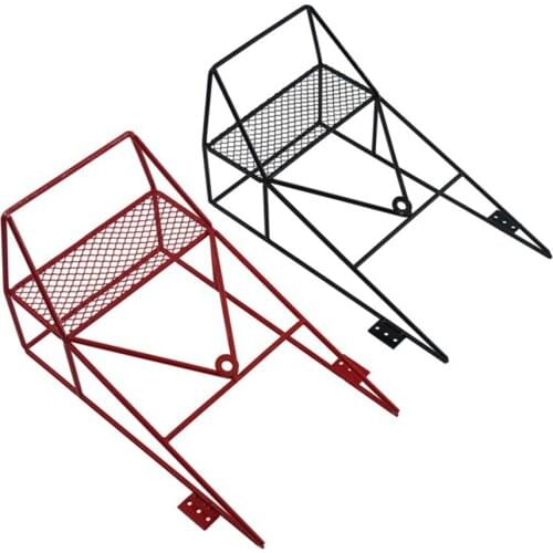 Rear Bucket Metal Rescue Frame w/ Tire DIY Decoration Kits for WPL D12 RC Truck Modification Parts