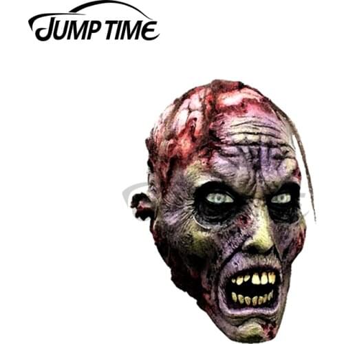 Jump Time 13 x 5.5cm For Zombies RUs Personality Creative Car Stickers Vinyl Material Decal Windshield Fashion Scratch-Proof