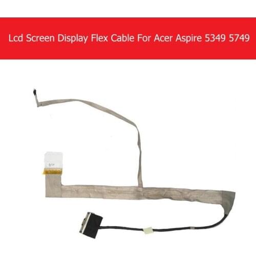 Weeten 100% Genuine Laptop Screen Video Flex Cable For ACER aspire 5349 5749 5349-2899 Lvds LCD LED Flex cable P/N DD0ZRLLC030