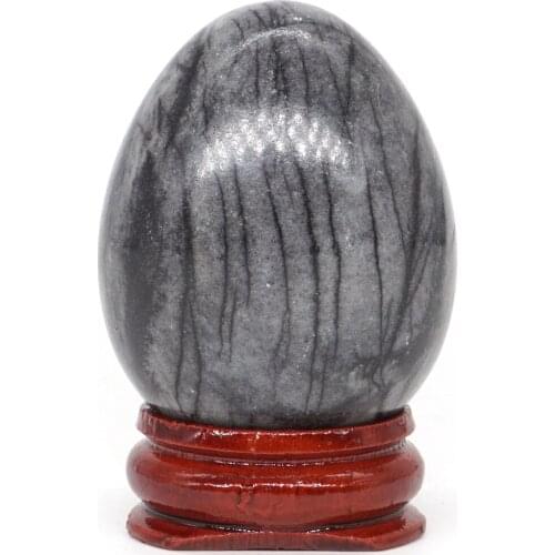 34*44MM Chinese Picasso Jasper Egg Nice Gemstone Crystal Mineral Healing Ball Home decoration accessory Kegel Massage Yoni Egg