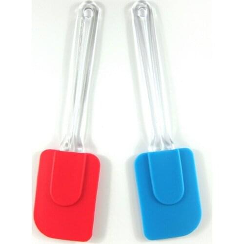 100 pcs Kitchen Silicone Cake Spatula Mixing Scraper Brush Butter Utensil Tool