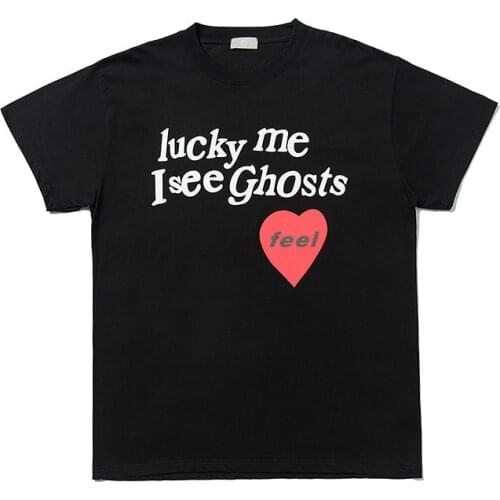 2020 Summer Fashion Streetwear Kanye West Kids See Ghosts Men T Shirt Tour Commemorative Printed Retro Loose Harajuku T-shirt