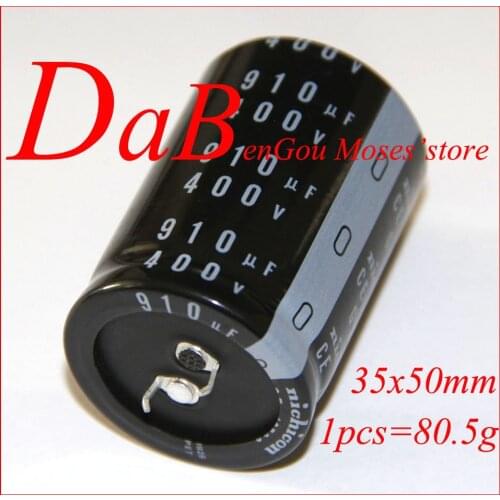 400v 910uf 100% Original New nichicon Electrolytic Capacitor capacitance Radial 35x50mm (2pcs)