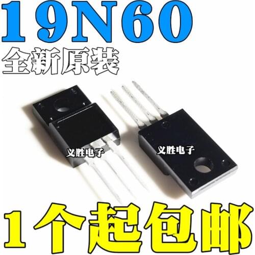 5 pçs/lote 19N60 19N60E TO-220F