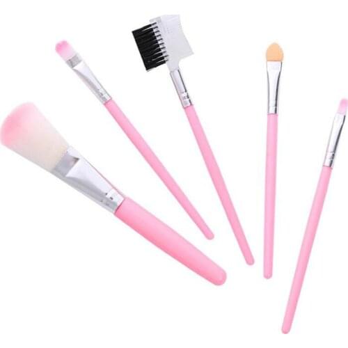 5 Pcs/lot makeup brush set portable beauty makeup tools