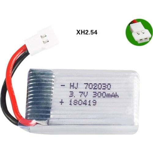 3.7V 300mAh 25C lipo battery For E55 FQ777 FQ17W DFD F180 FY530 U816 U830 Battery 702030 For RC Quadcopter Spare Part