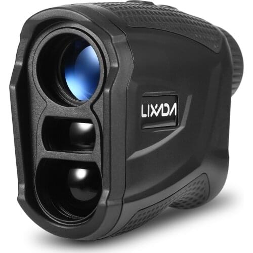 Lixada Golf Rangefinder 656 Yards Range Rechargeable Distance Meter Speed Tester 6X Magnification Golfing Finder