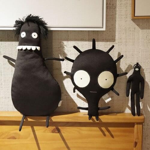 Dark Series Plush Toys Funny Stay Cute Big Eyes Grit Teeth Doll Plush Toy Stuffed Soft Doll For Children Gift