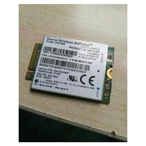 JINYUSHI For EM7455 FRU 00JT542 LTE CAT6 for Thinkpad L460 L560 P50 P70 T460 T460S T560 X1 YOGA X1 Carbon X260