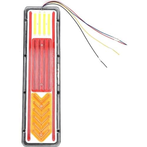 2PCS High Quality Truck Tail Lights 24V COB LED Waterproof Lorry Turning Lamp Truck Brake Signal Light Night Running Lighting