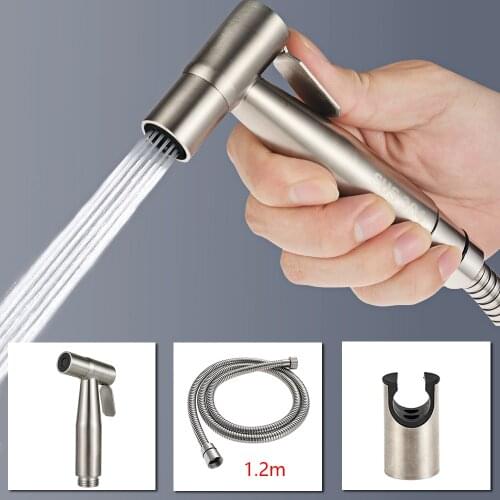 Stainless Steel Handheld Bidet Sprayer Set For Toilet Bathroom Shower Water Spray Toilet Bidet Faucet Household Supplies