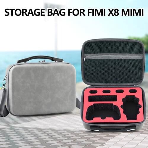 BRDRC Shoulder Case for FIMI X8 MINI Protector Handbag Drone Battery Controller Accessories Storage Bag Carrying Box Suitcase