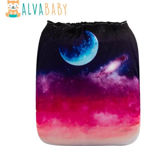 New Arrival! Alvababy Positioned Baby Cloth Diaper with 1pc Microfiber Insert