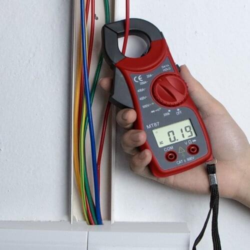 Portable MT87 Digital Clamp Ammeter Multimeter With Measurement AC/DC Voltage Tester Resistance Multi Test Clamp Meters LBS