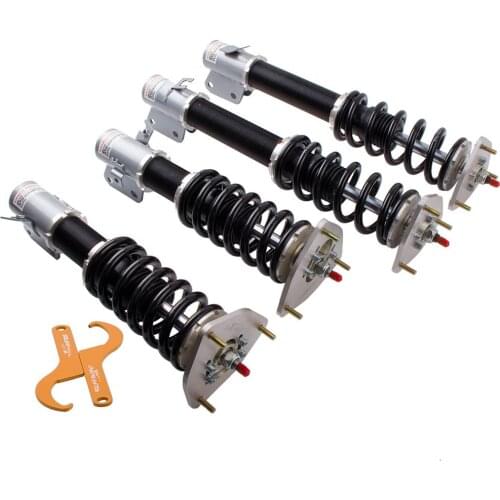 24 way Adjustable Damper Coilovers Suspension for Saab 9-2X Shock Absorber for 02-07 Subaru Impreza Forester WRX GDB GDA