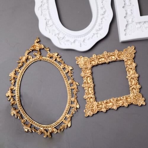 Frame Totem Silicone Mold Fondant Mould Cake Decorating Tools Chocolate Gumpaste Molds, Sugarcraft, Kitchen Gadget