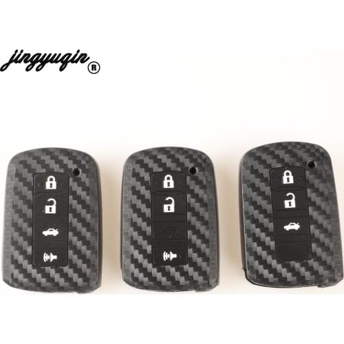 Jingyuqin For Toyota Camry Corolla Avalon Rav4 Land Cruiser Auris Highlander Prius Car Remote 3/4B Silicone Key Fob Cover Case