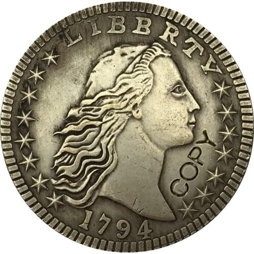 USA 1794 Flowing hair Dollar type 2 Copy Coins
