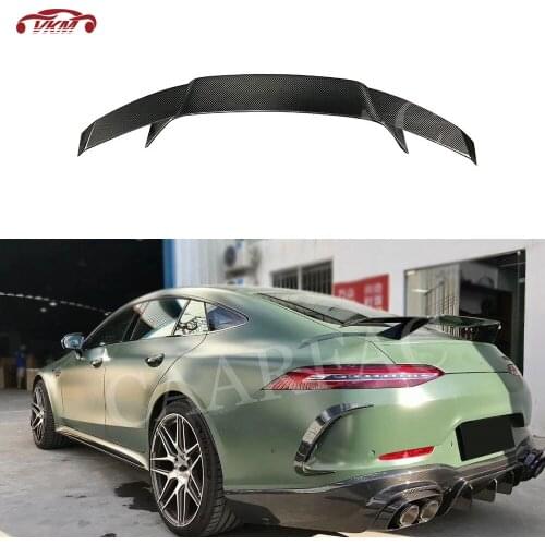 Dry Carbon Fiber / FRP Rear Boot GT Spoiler Racing Wings For Mercedes Benz AMG GT50 GT53 2019 2020 Car Styling