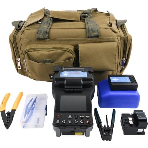 DHL Free Shipping Jilong KL-510E MINI FTTH Fiber Optic Splicing Welding Machine Handheld Fusion Splicer Fusionadora Fibra Optica