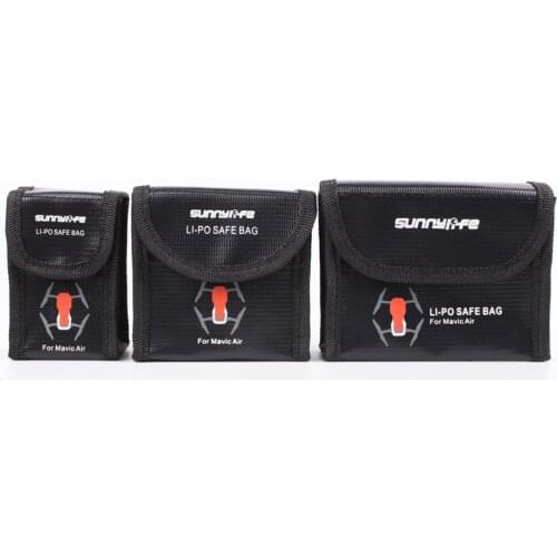 Explosion Proof Lipo Battery Safe Bag Heat Resistance Safety Guard Pouch Charger Storage Bag Case for DJI Mavic Air Pro Drone