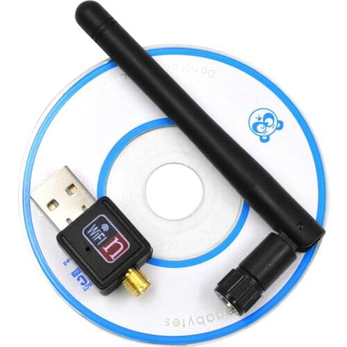 Besegad 150mbps USB Wifi Adapter Mini Wireless Lan Card 802.11b/g/n MT7601 Wlan PC Wi Fi Wi-Fi Dongle Wifi Receiver Antenna