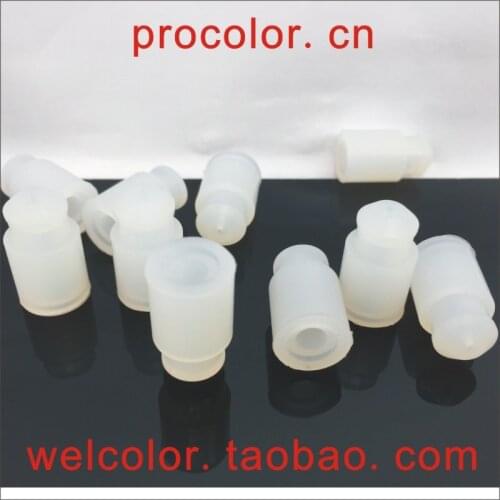 17G 1.5MM long needle 5 5mm hollow silicone rubber sleeve plug stopper With handle OD 1/2" 12.7 12.5 12.5MM ID 1.5 1.2 3/64" MM