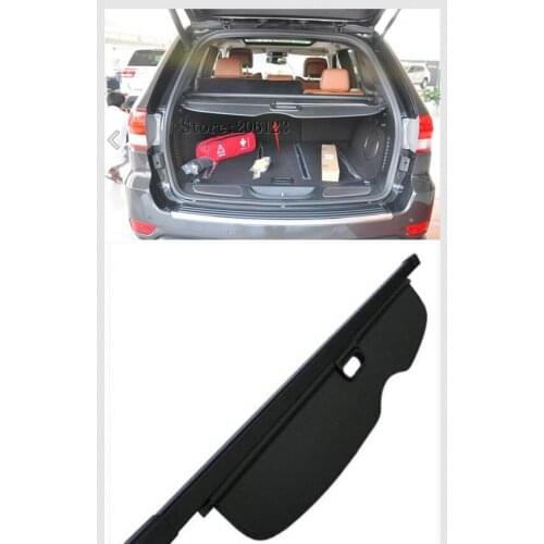 Black Beige Car Rear Trunk Security Shield Luggage Cargo Cover Parcel Shelf For Jeep Grand Cherokee 2011 2012 2013 2014 2015