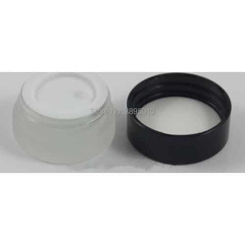 5g Frosted Glass Jars Skin Care Cream Pot Cosmetics Packing Container Frosting Empty Glass Bottle F959