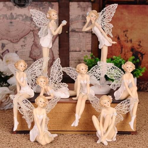1pcs Action Figure little angel Miniature Resin figurines Collectible model figures creative gifts Toys home garden Decorations