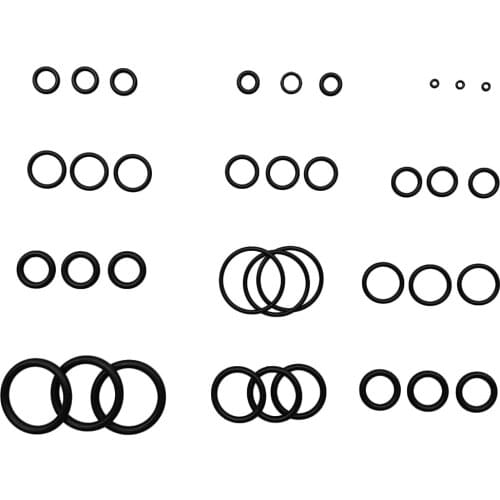 36Pcs Flexible Nitrile Rubber O-Rings Replacement for Scuba Diving Dive Accessories