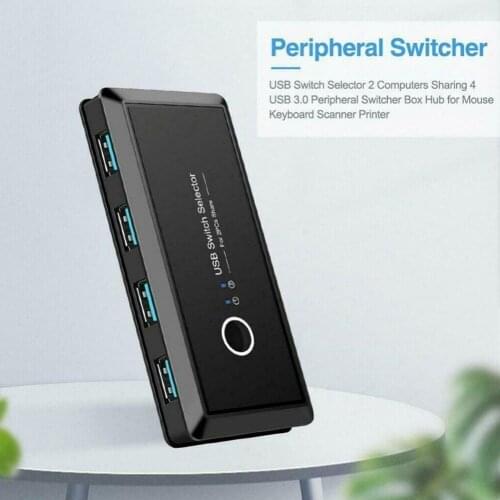 4 USB 2.0 Output Port Computer Sharing Hub Switcher Selector for Mac Chrome OS Hot sell