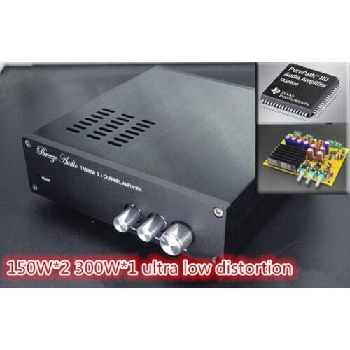 AD827 Amp TAS5630 Hifi 2.1 Amplifier 300W+150Wx2 Home Audio Hifi 2.1 Audio Stereo Digital Amplifier Subwoofer Class D
