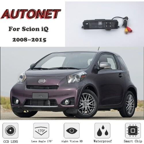 AUTONET Backup Rear View camera For Scion iQ 2008 2009 2010 2011 2012 2013 2014 2015 Night Vision license plate camera