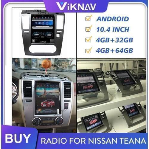 Android Car Radio for Nissan TIIDA 2008 2009 2010 2011 Auto Stereo Receiver Multimedia Player GPS Tape Recorder Vertical Screen