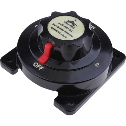 Battery Relay Isolator and Relay Extra Heavy Duty Dual Battery Isolator Switch For 6V-32V 300AMP