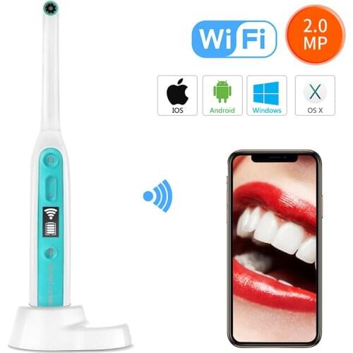 Wifi Wireless Dental Camera Led Light Intraoral Endoscope Waterproof Oral Checking Instrument Real-time Video Dental Tools