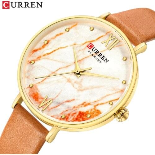 High Quality Fashion Leather Strap Rose Gold Women Watch Casual Heart Quartz Wrist Watch Women Dress Ladies Luxury Watches