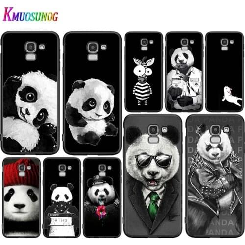 Cute Animal Panda For Samsung Galaxy J2 J3 J4 Core J5 J6 J7 J8 Prime duo Plus 2018 2017 2016 Silicone Phone Cover