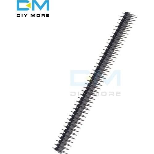 10PCS 2.54mm 2 x 40 Pin Male Dual Double Row Pin Header Strip